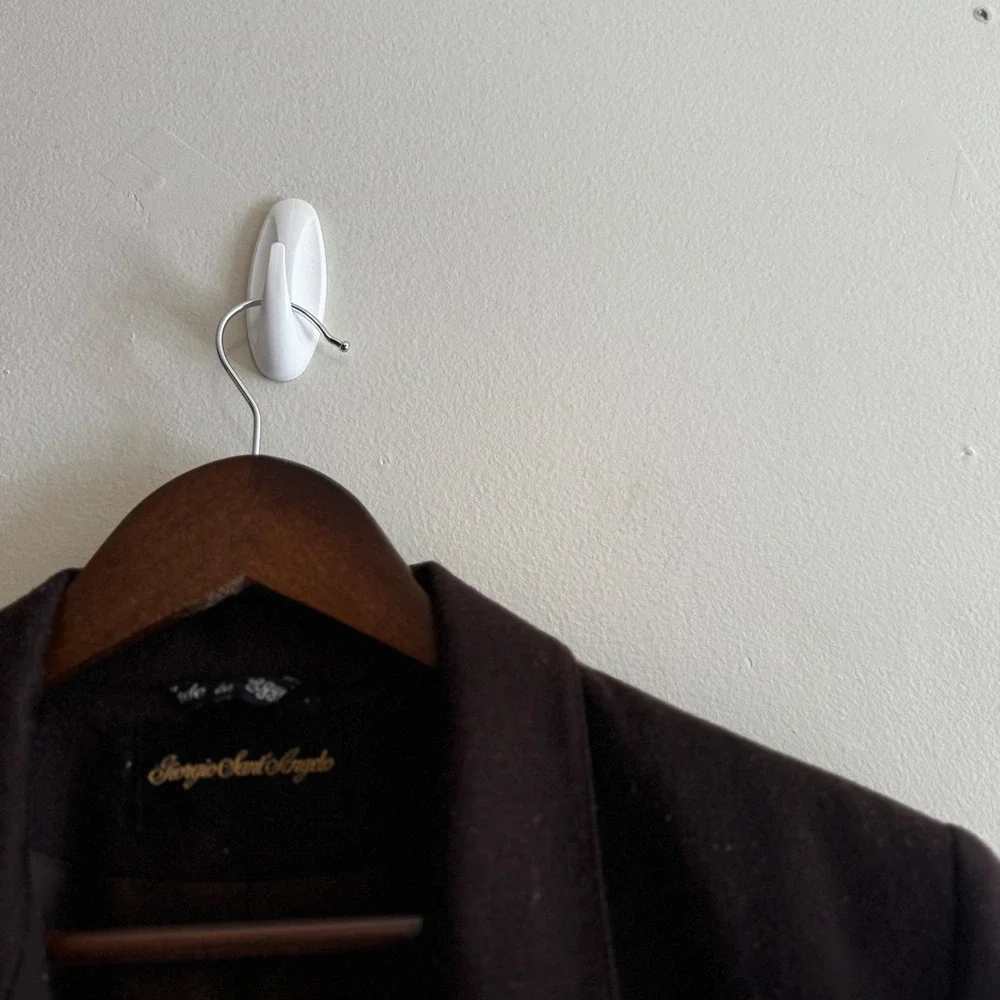 VTG Giorgio Sant Angelo Women's Chocolate Brown 100% Wool Blazer Sz 6 Fall
